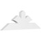 Ekena Millwork Richland Architectural Grade PVC Gable Bracket, 36"W x 12"H x 2"D x 4"F, 8/12 Pitch GBP036X12X0204RIC00 - alternate 1